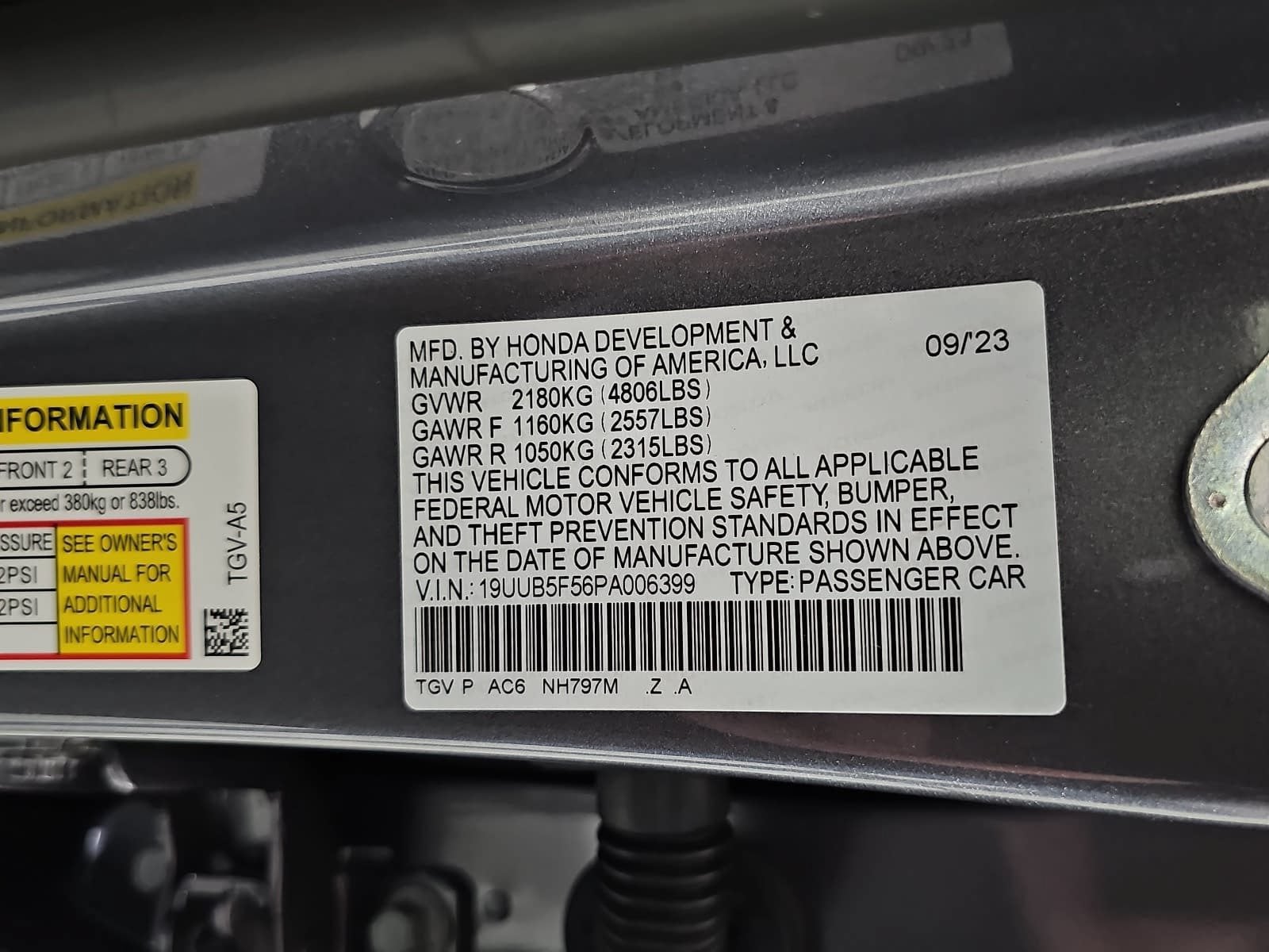 2023 Acura TLX A-Spec Package