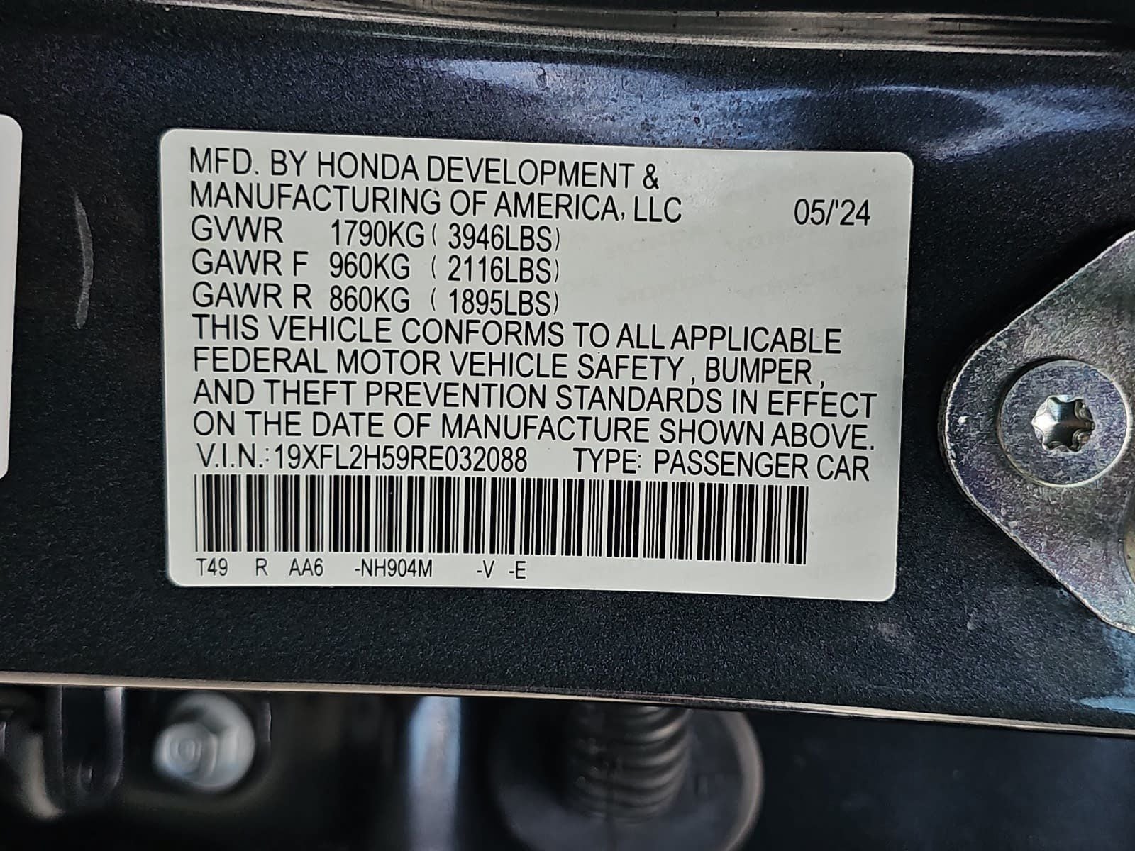 2024 Honda Civic LX