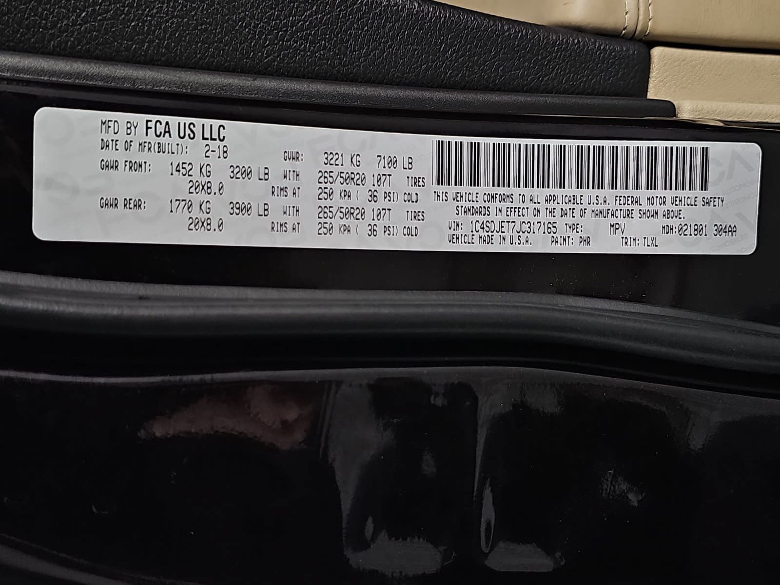 2018 Dodge Durango Citadel