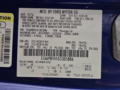2016 Ford Mustang EcoBoost