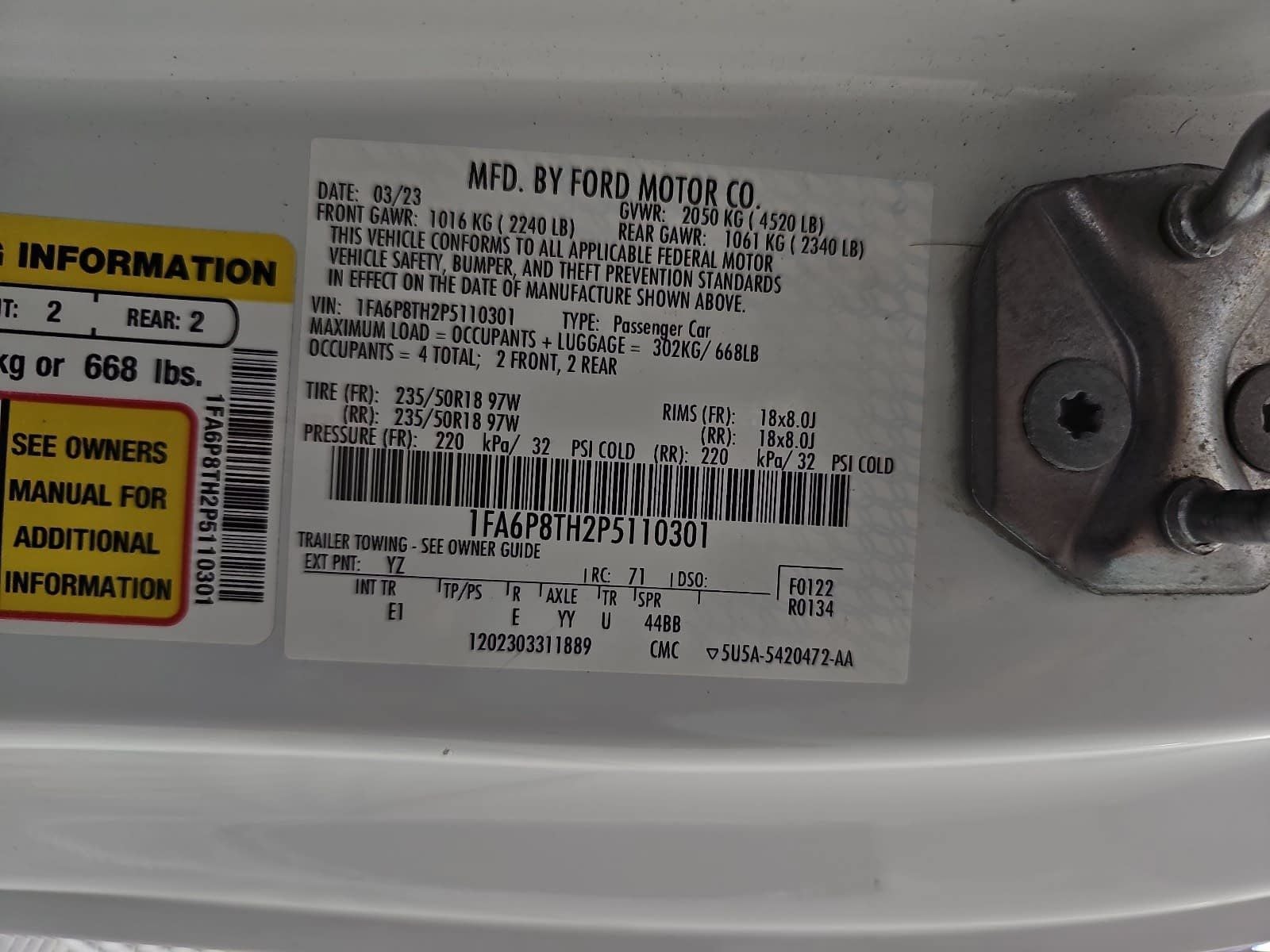 2023 Ford Mustang EcoBoost Premium