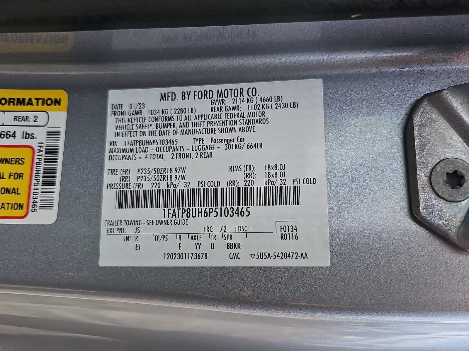 2023 Ford Mustang EcoBoost Premium