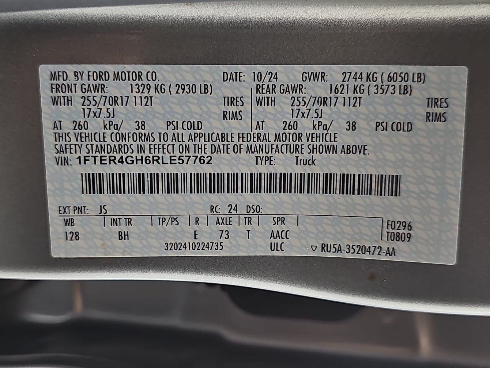 2024 Ford Ranger XLT
