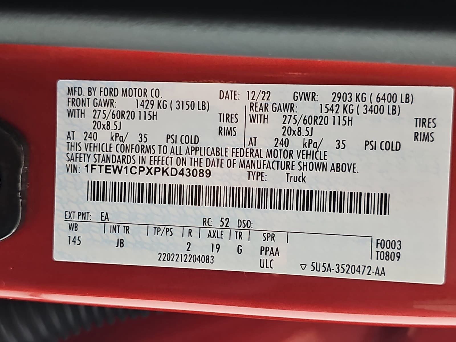 2023 Ford F-150 XL