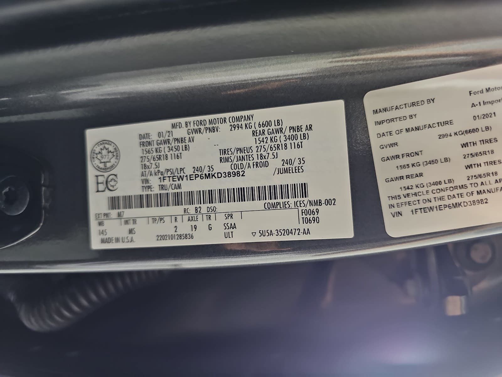 2021 Ford F-150 XLT