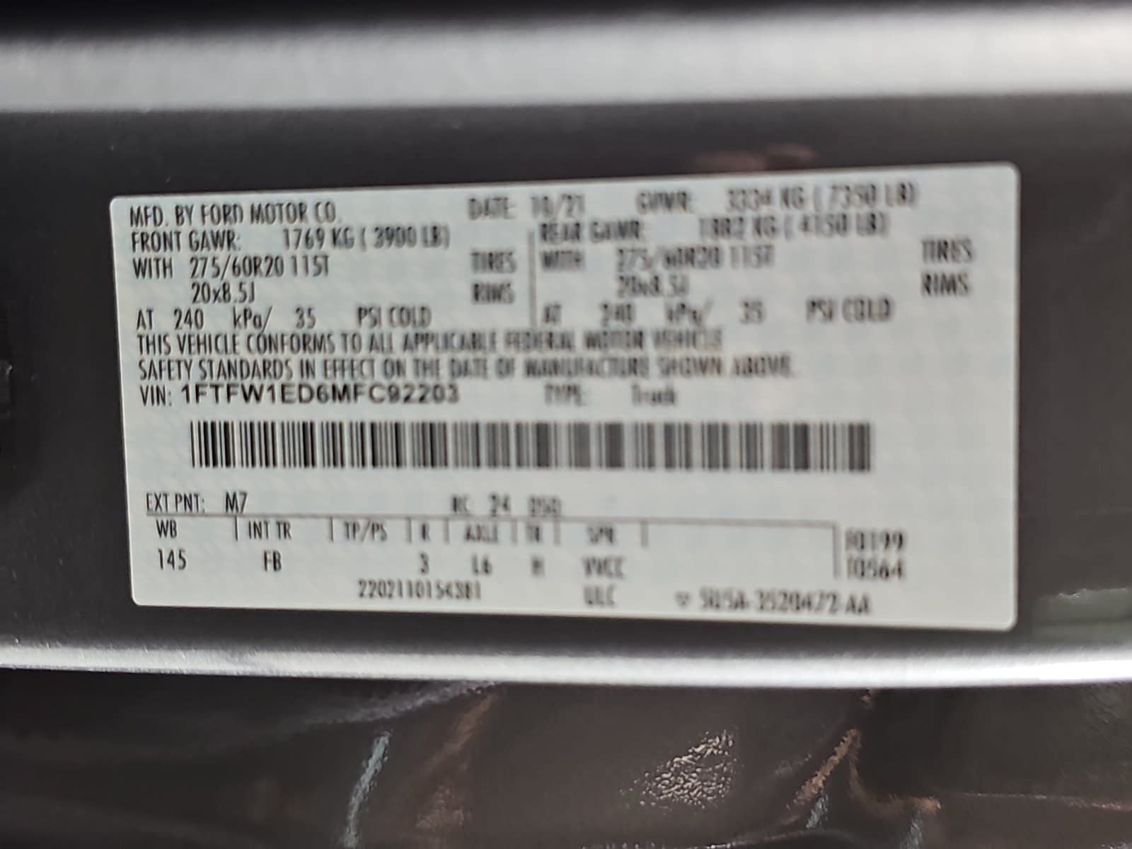 2021 Ford F-150 XLT
