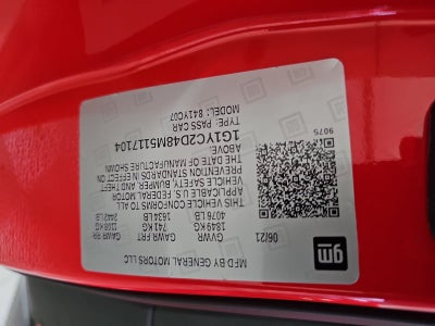 2021 Chevrolet Corvette Stingray 3LT