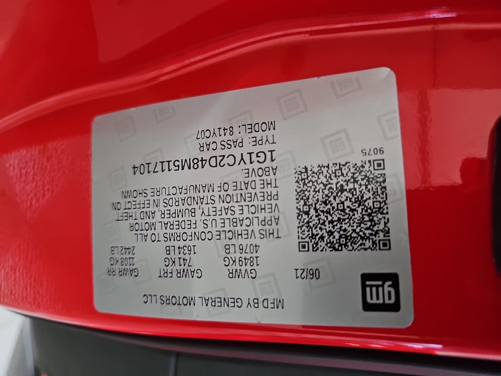 2021 Chevrolet Corvette Stingray 3LT
