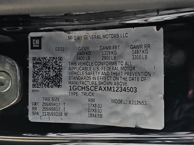 2021 Chevrolet Colorado LT