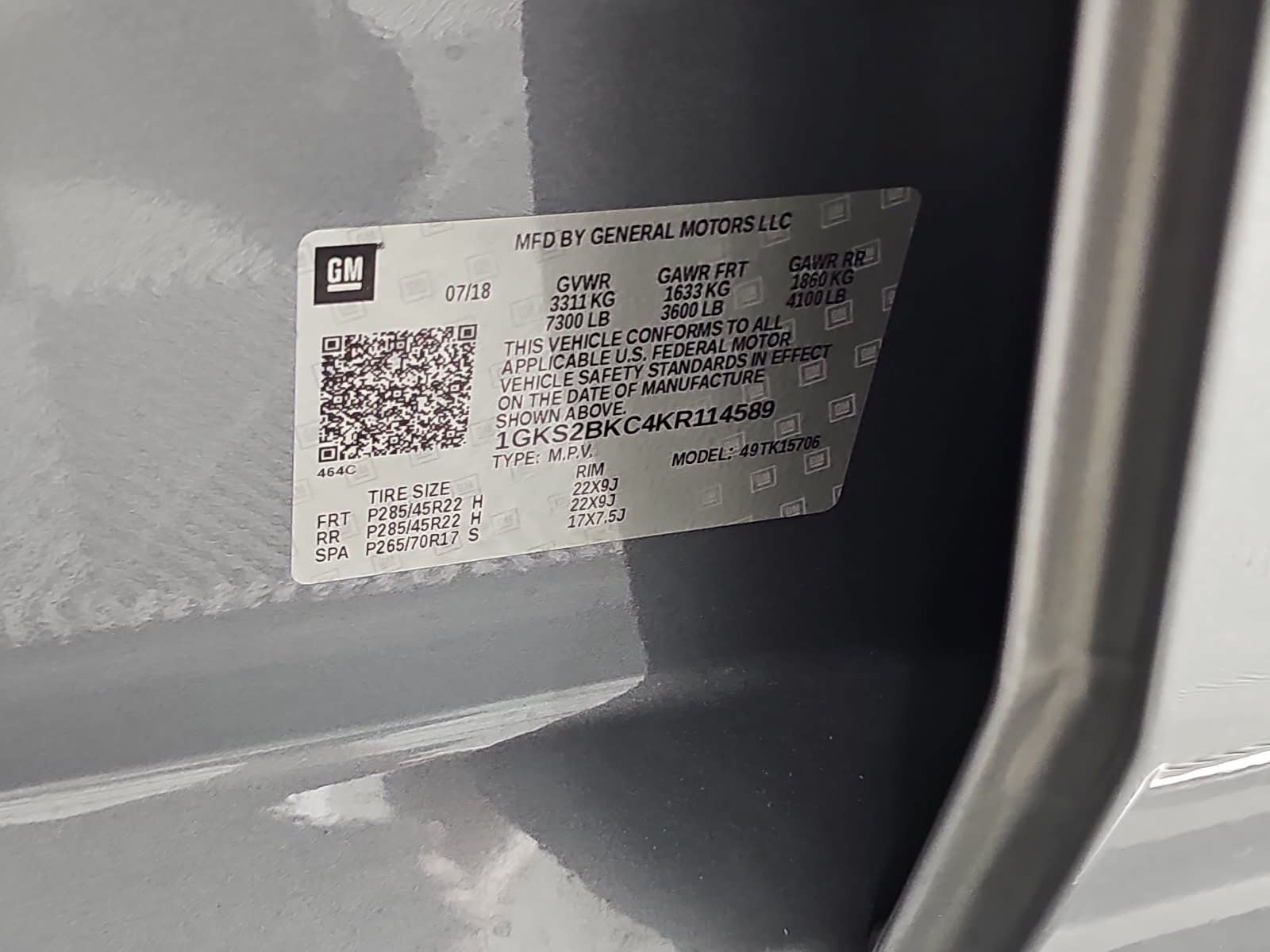 2019 GMC Yukon SLT