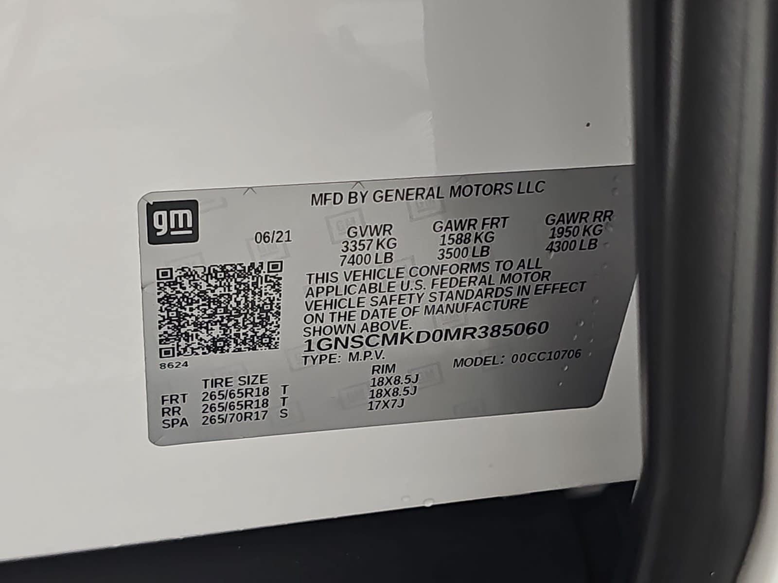 2021 Chevrolet Tahoe LS