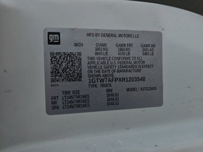 2024 GMC Savana 2500 Work Van