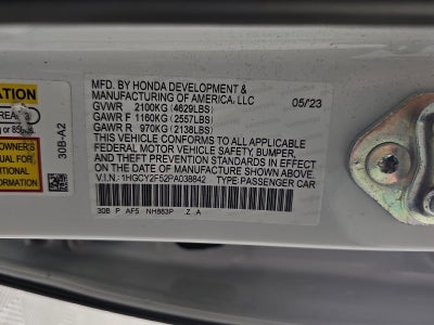 2023 Honda Accord Hybrid Sport