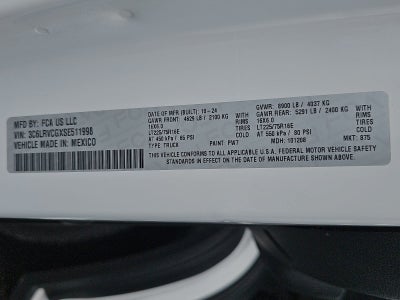 2025 RAM ProMaster 2500 High Roof
