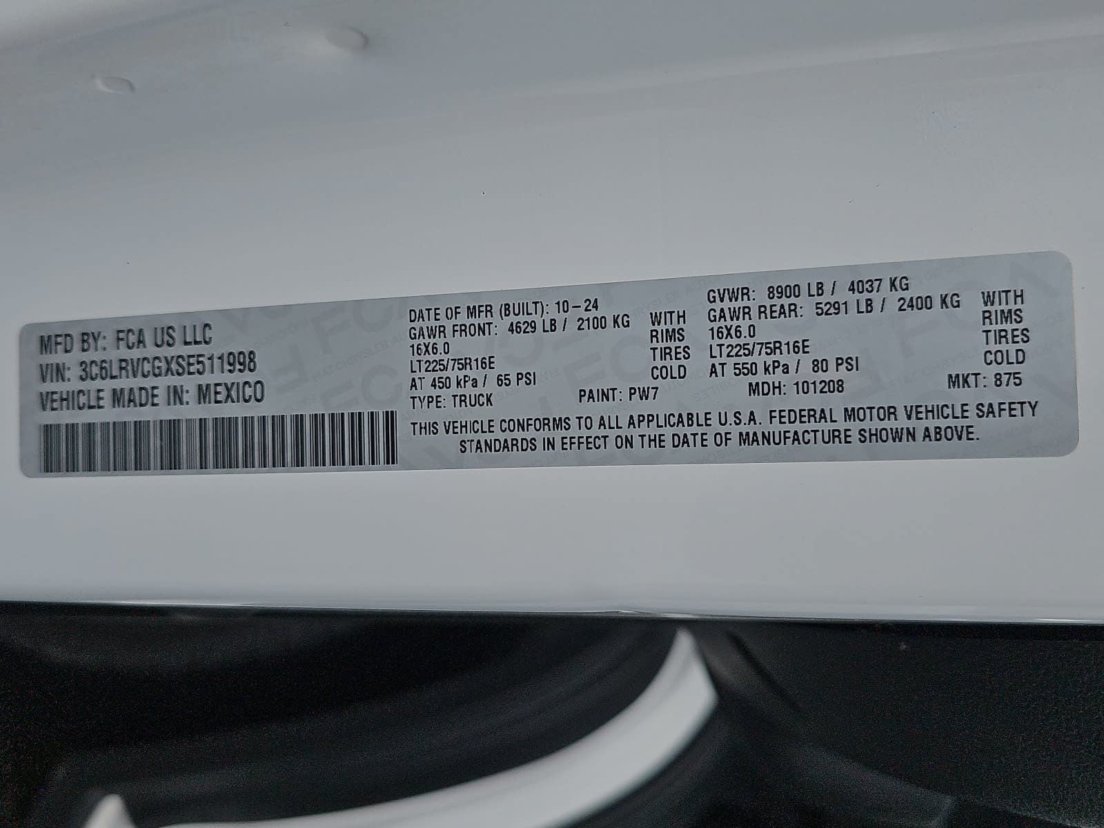 2025 RAM ProMaster 2500 High Roof