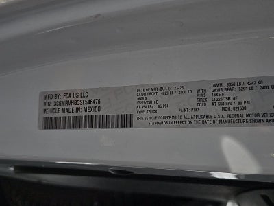 2025 RAM ProMaster 3500 High Roof