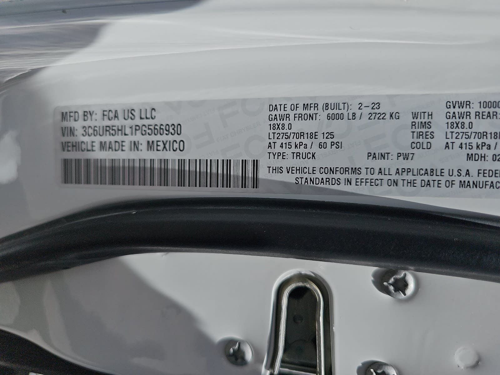2023 RAM 2500 Tradesman