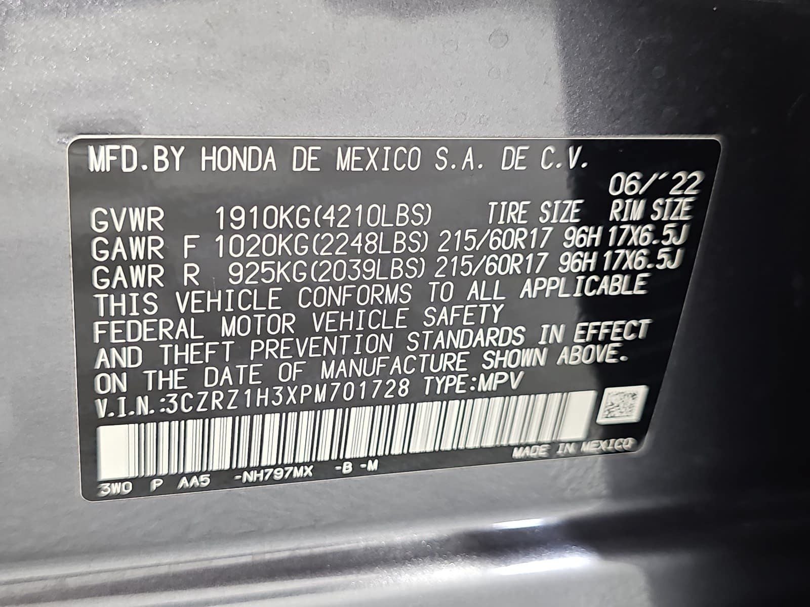 2023 Honda HR-V LX