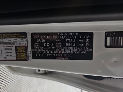 2019 Kia Forte LXS