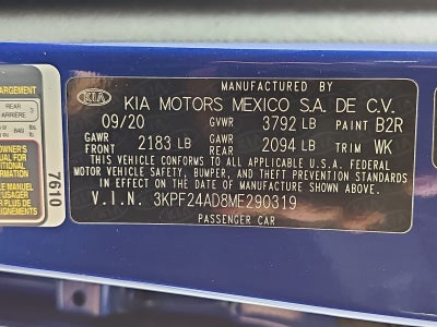 2021 Kia Forte LXS