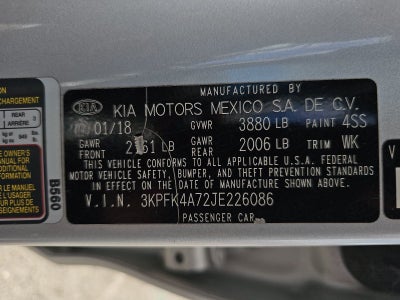 2018 Kia Forte LX