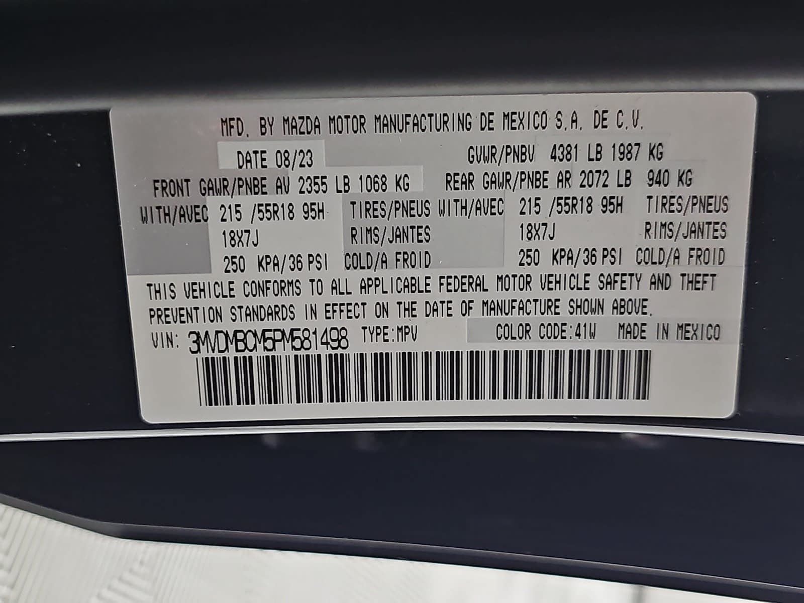 2023 Mazda Mazda CX-30 2.5 S Preferred Package