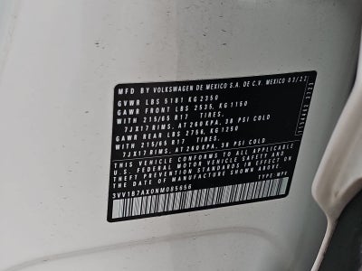 2022 Volkswagen Tiguan 2.0T S