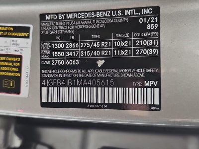 2021 Mercedes-Benz GLE GLE 350