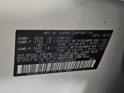 2023 Subaru Outback Onyx Edition XT