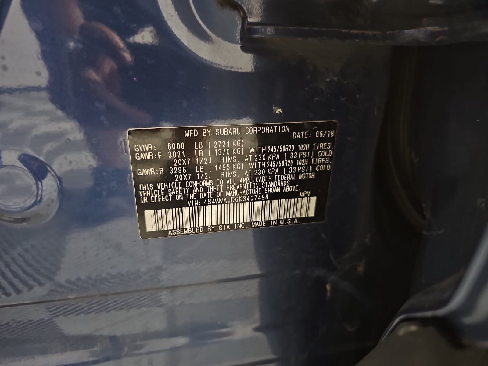2019 Subaru Ascent Limited