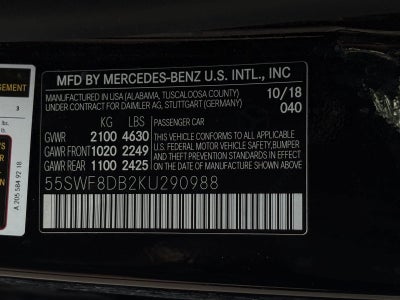 2019 Mercedes-Benz C-Class C 300