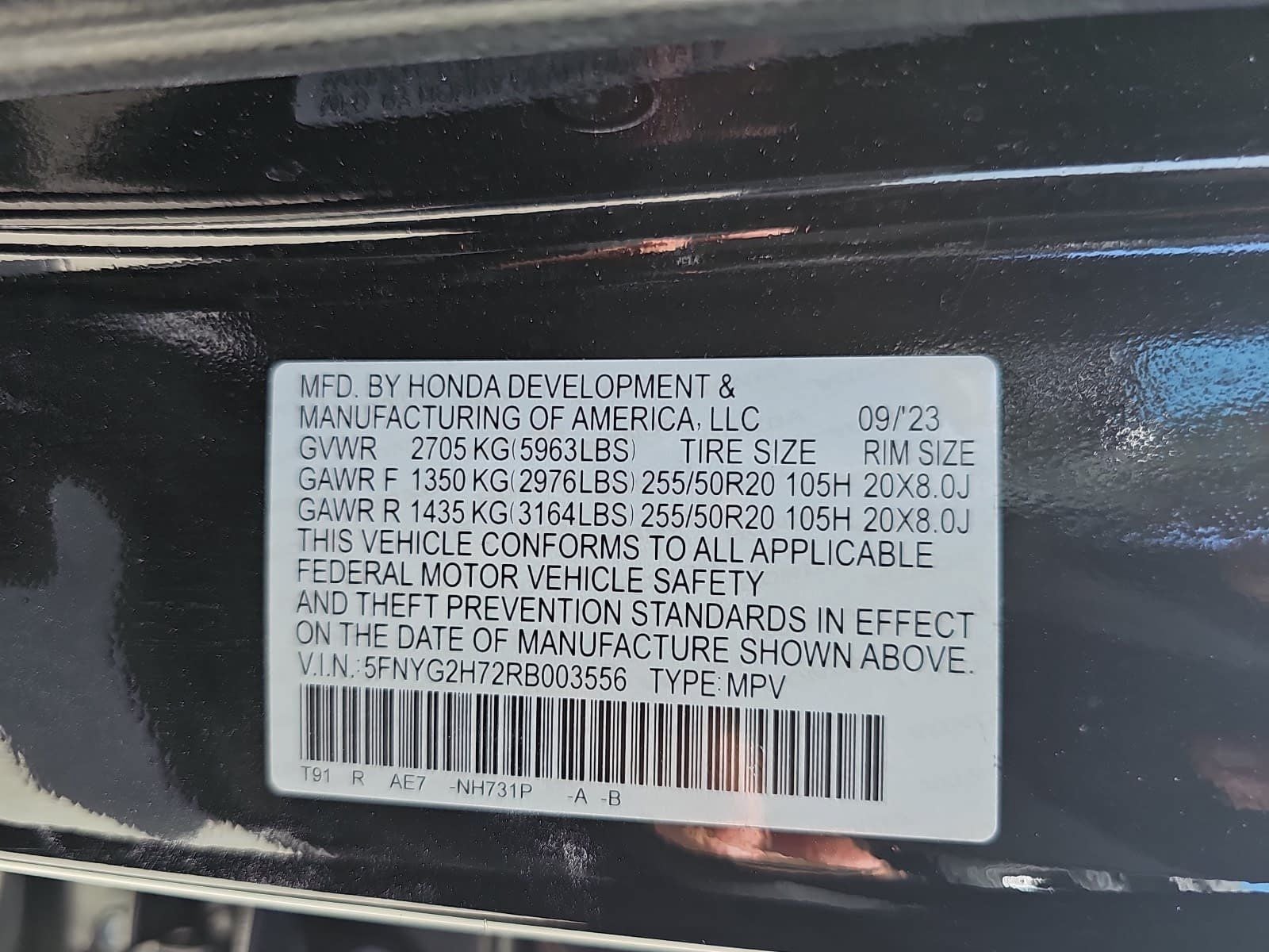2024 Honda Pilot Touring