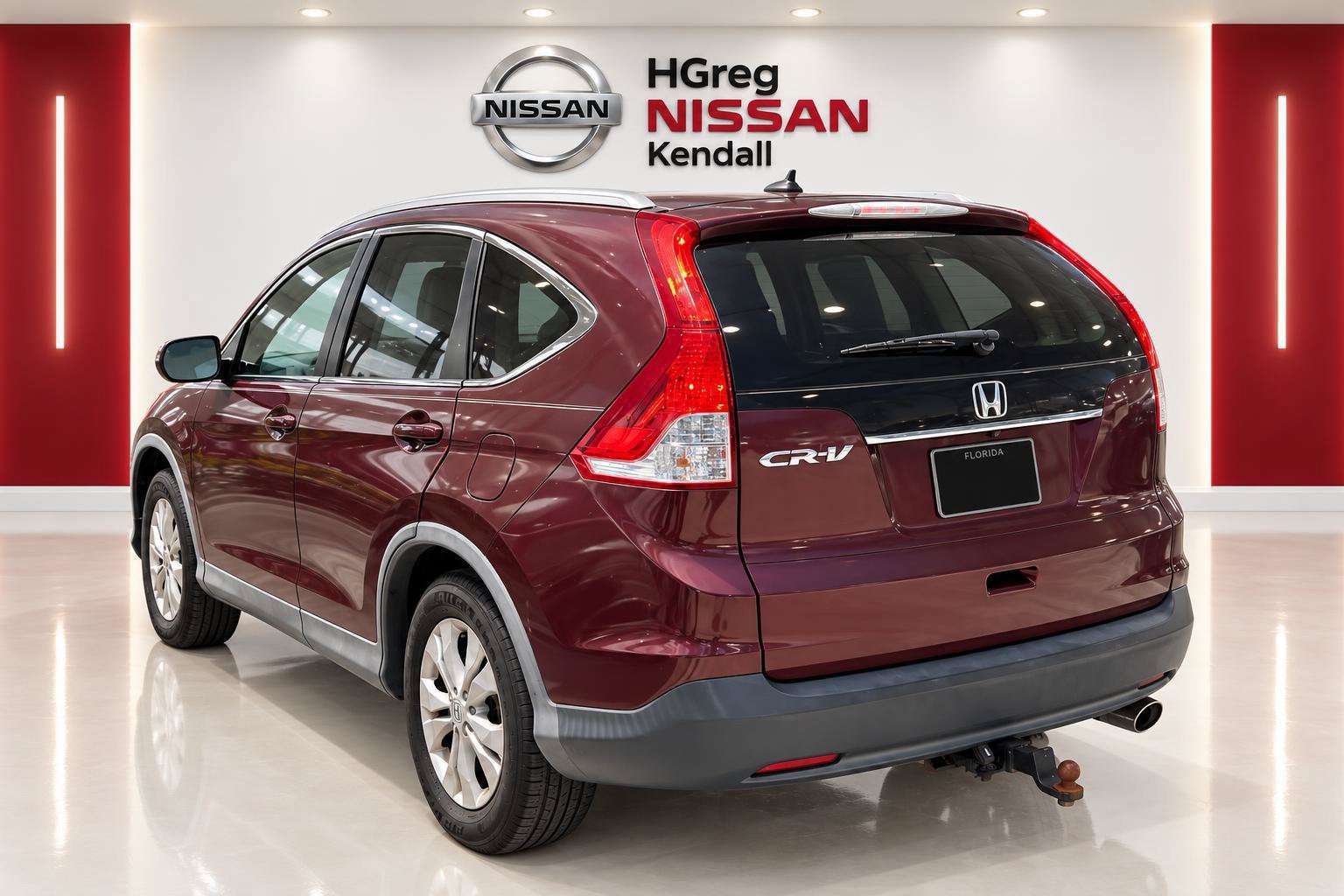 Used 2014 Honda CR-V EX-L with VIN 5J6RM3H77EL012855 for sale in Palmetto Bay, FL