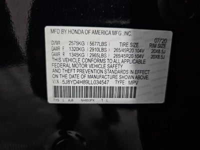 2020 Acura MDX Advance SH-AWD