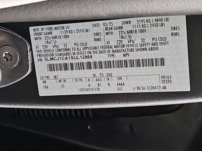 2025 Lincoln Corsair Premiere