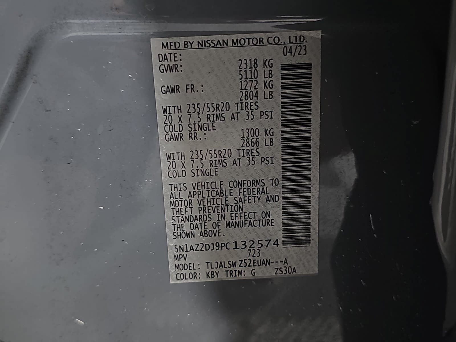 2023 Nissan Murano Platinum