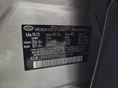 2020 Hyundai Santa Fe SEL