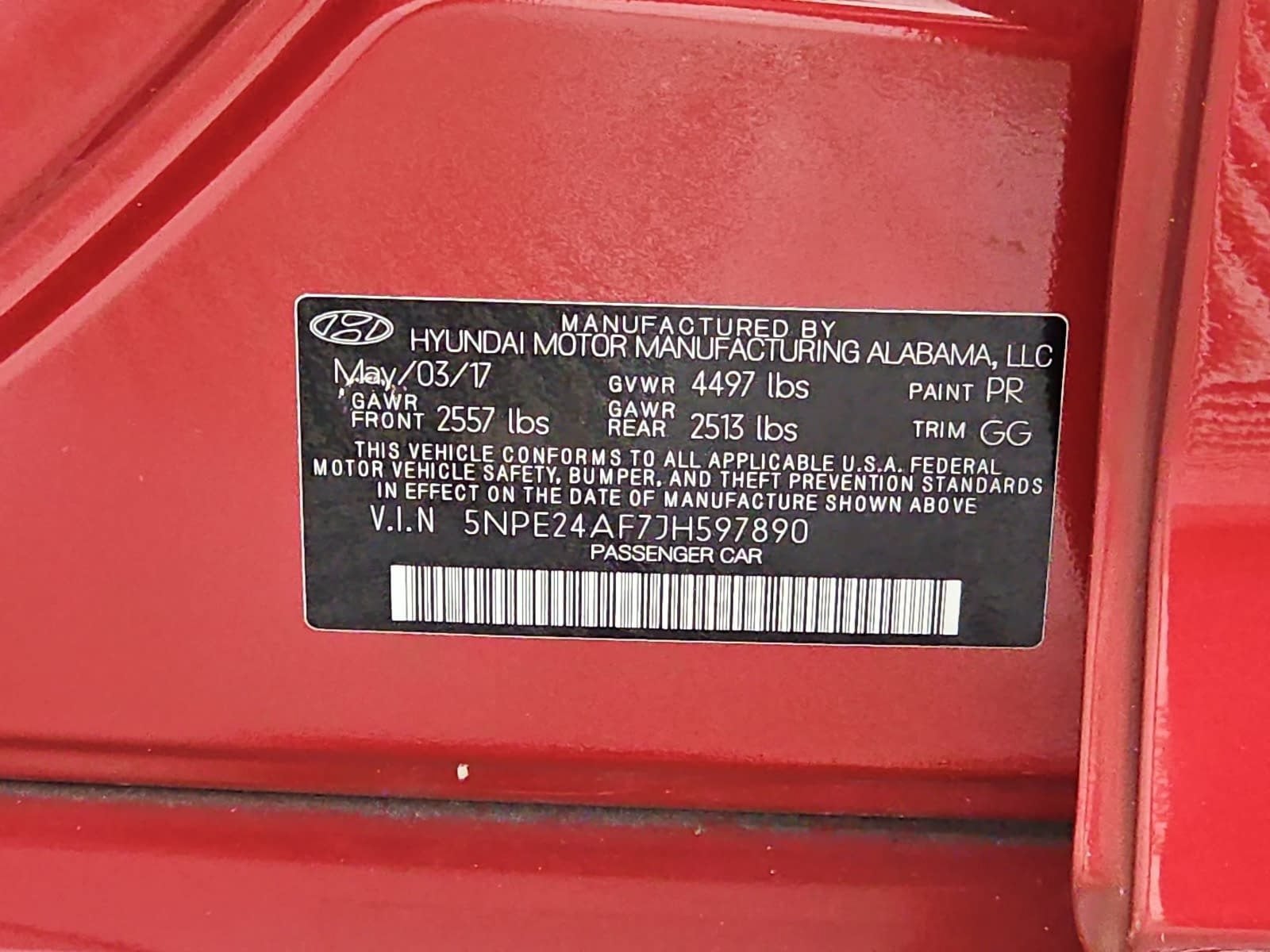 2018 Hyundai Sonata SE