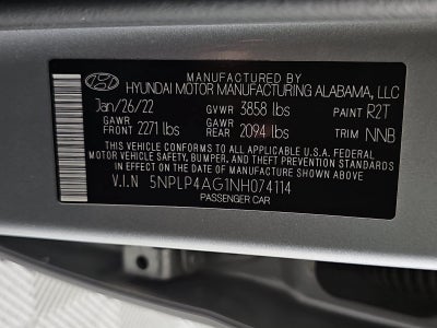 2022 Hyundai Elantra Limited