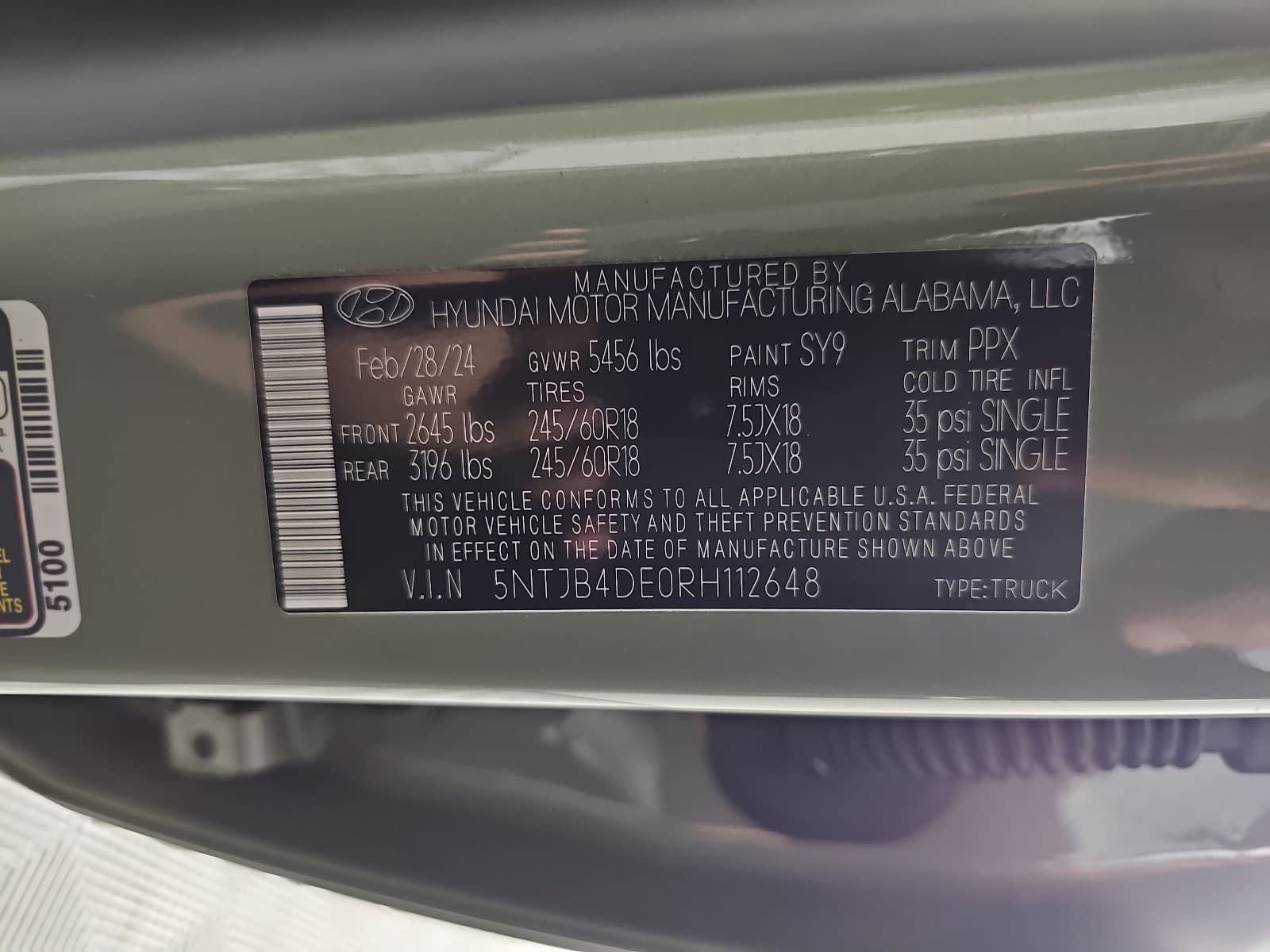 2024 Hyundai Santa Cruz SEL