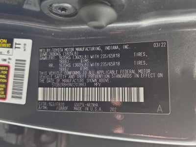 2022 Toyota Highlander LE