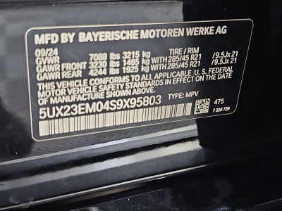 2025 BMW X7 xDrive40i