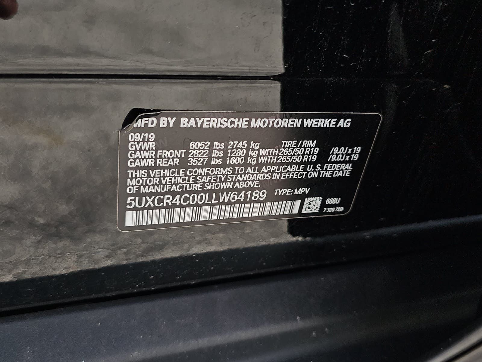 2020 BMW X5 sDrive40i