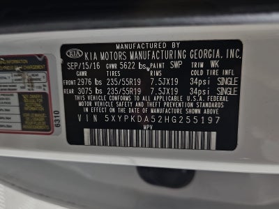 2017 Kia Sorento SX