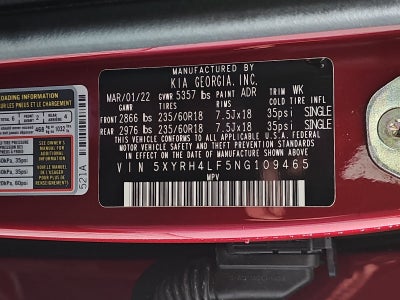 2022 Kia Sorento EX