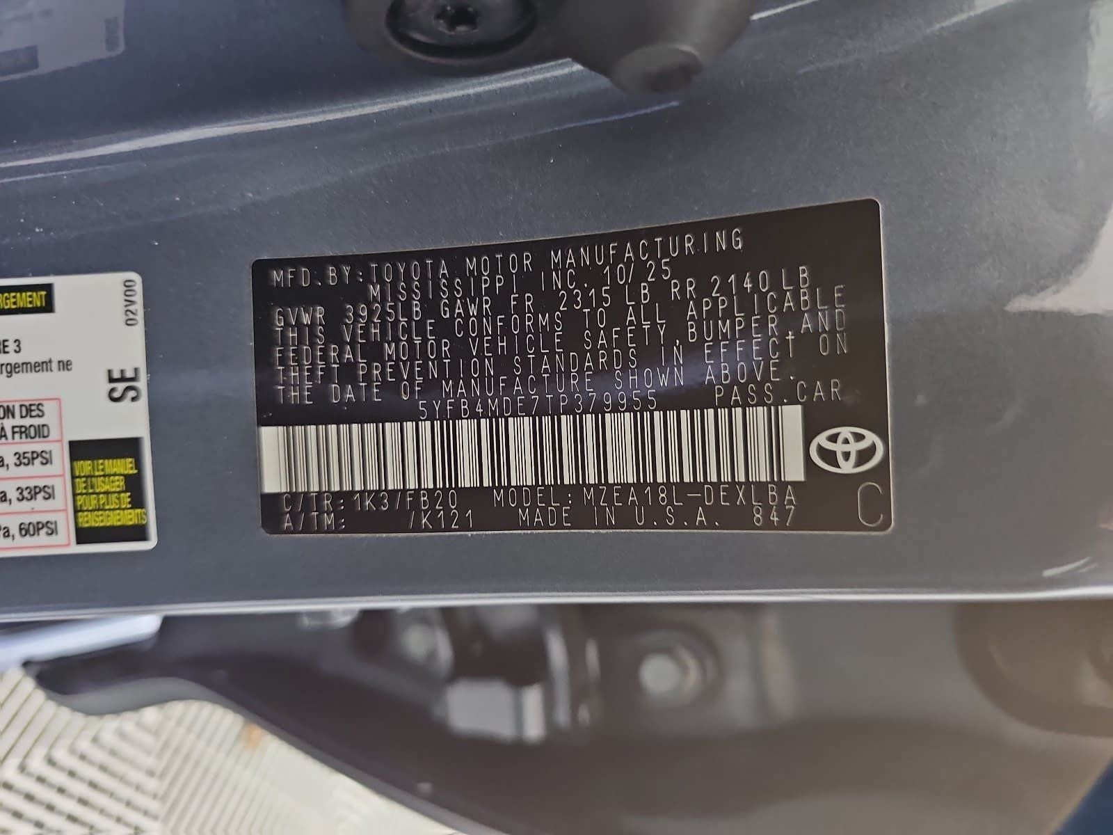 2026 Toyota Corolla LE