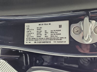 2025 Tesla Model 3 Base