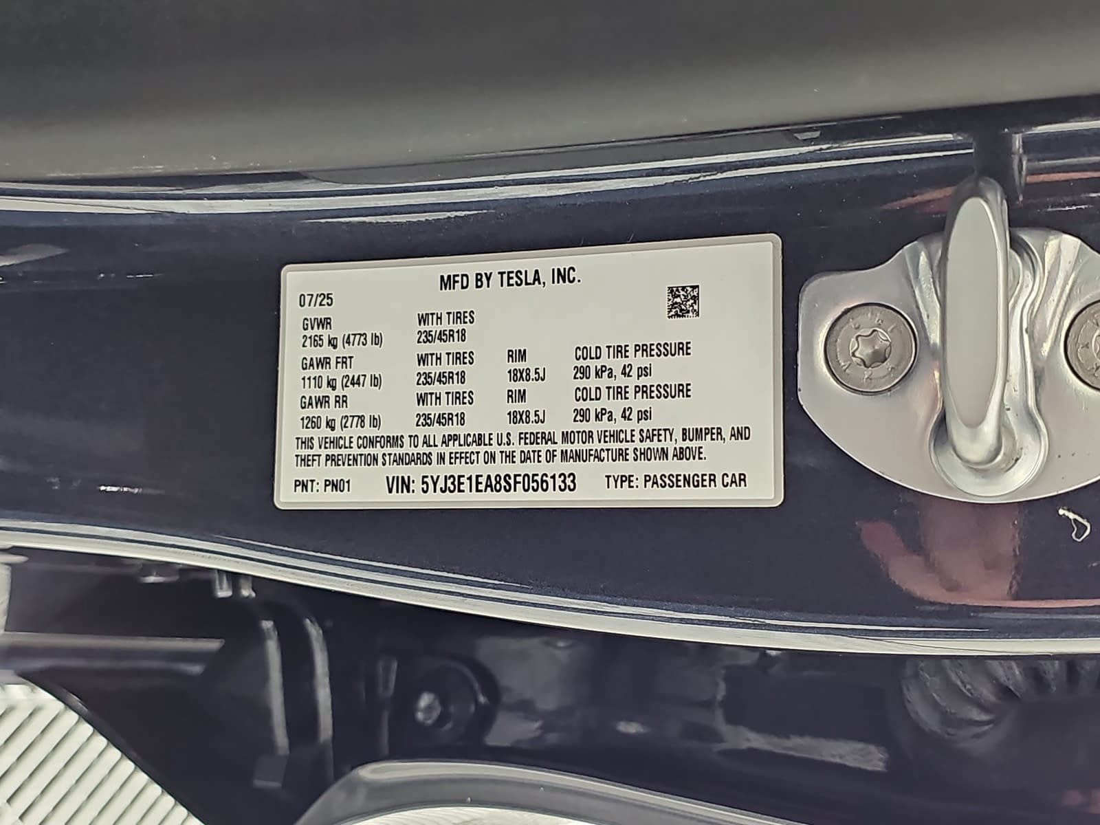 2025 Tesla Model 3 Base