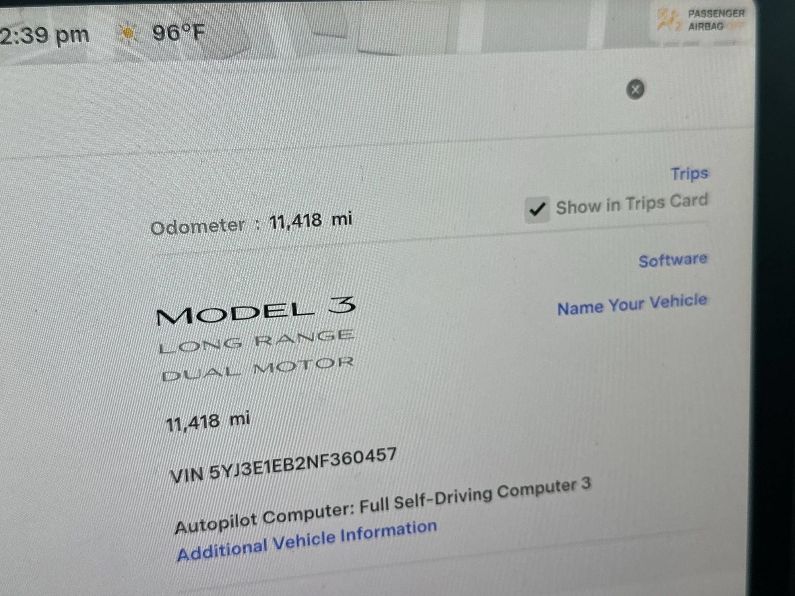 2022 Tesla Model 3 Long Range
