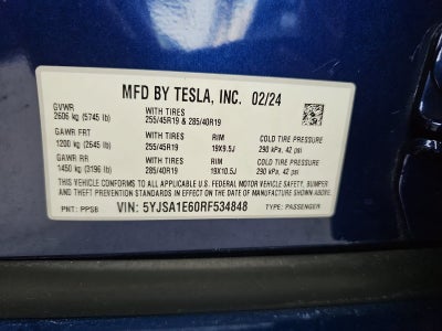 2024 Tesla Model S Plaid